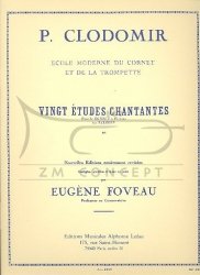Clodomir Pierre - Francois: Dwadzieścia śpiewnych etiud na kornet lub saxhorn, Ecole moderne du cornet et de la trompette