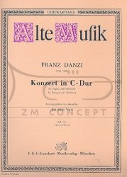 Danzi Franz: Konzert C-dur, fagot i orkiestrę, partytura