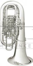 B&S tuba F Perantucci 5100W-2-0GB PT-16, posrebrzana, z futerałem
