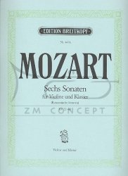 Mozart 6 sonat na skrzypce i fortepian KV50-60 (Sonaty Romantyczne)