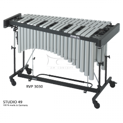 STUDIO49 WIBRAFON profesionalny, srebrny lakier, model RVP 3030/S, 3 oktawy, z futerałem