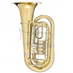 BESSON tuba B Prodige BE186-L, lakierowana, 4 wentyle obrotowe, z futerałem na kółkach