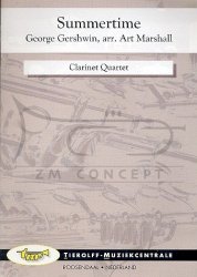 Gershwin, George  Summertime: na 3 klarnety i klarnet basowy - partytura + głosy