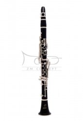 JOHN PACKER klarnet C JP124, ebonitowy, pełne oklapowanie, z futerałem