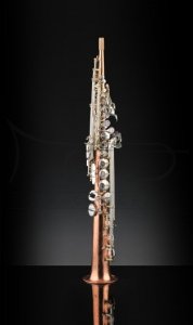 RAMPONE&CAZZANI saksofon sopranowy 2002/SC Bare Copper (korpus z miedzi, oklapowanie posrebrzane) 