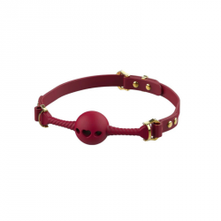 Upko czerwony knebel Middle Heart-shaped Breathable Mouth Gag