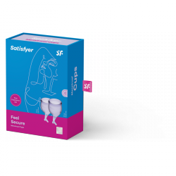 Feel Secure Menstrual Cup Set Lila