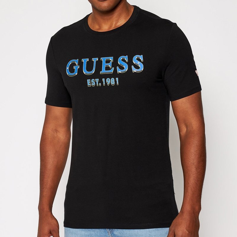 Guess czarny t-shirt koszulka męska M0BI59J1300