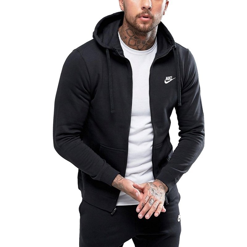 Nike bluza męska czarna kaptur 804389-010