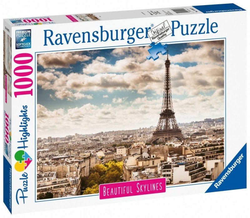 Puzzle 1000 Ravensburger 14087 Paryż