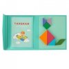 Tangram książeczka magnetyczna układanka montessori klocki gra logiczna 3D