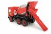 Wader Betoniarka czerwona 38 cm Middle Truck w kartonie