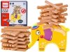 Edukacyjna gra zręcznościowa Stack Game, Zbuduj wieżę, Układanka, Klocki + Słoń