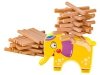 Edukacyjna gra zręcznościowa Stack Game, Zbuduj wieżę, Układanka, Klocki + Słoń