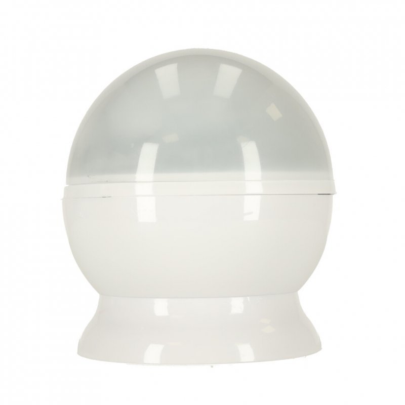 Lampka nocna projektor gwiazd 2w1 USB biała