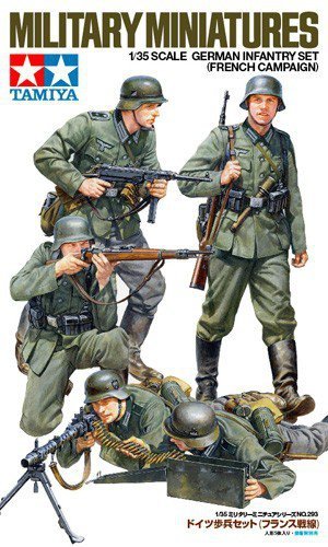 Tamiya Model plastikowy German Infantry Set (French Campaign)