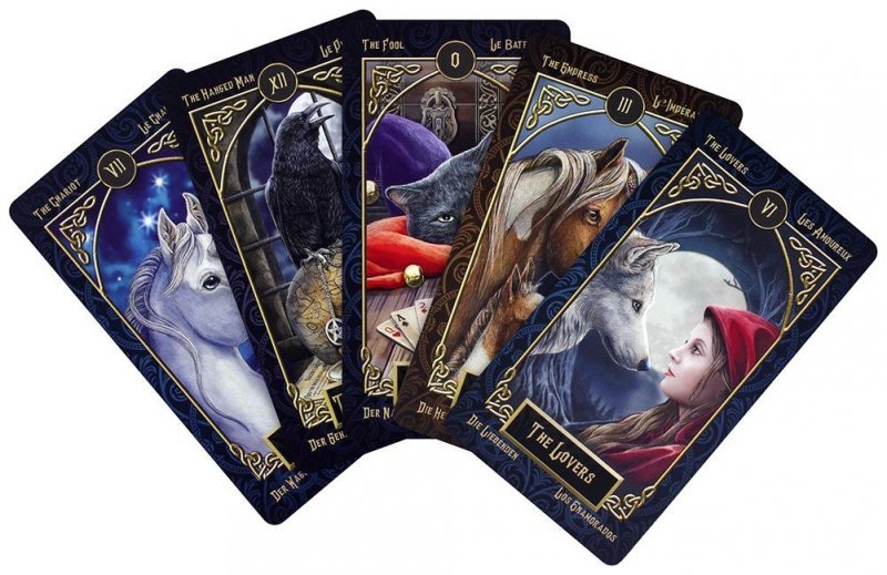 Bicycle Karty FOURNIER Familiars Tarot Lisa Parker
