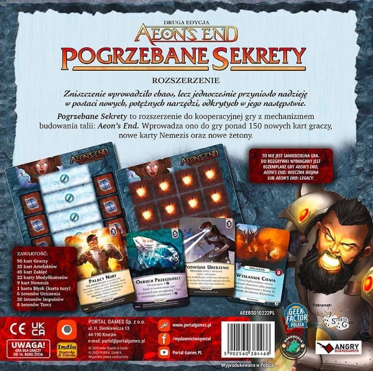 Portal Games Gra Aeon&#039;s End Pogrzebane Sekrety dodatek