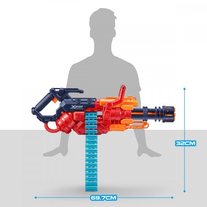 ZURU X-Shot Wyrzutnia Excel Crusher 48 strzałek