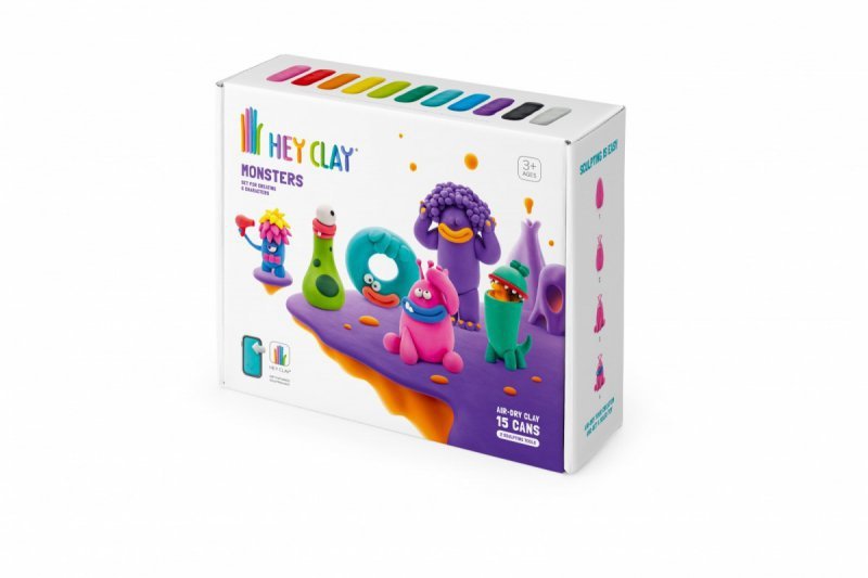 Tm Toys Masa plastyczna Hey Clay Zestaw Potwory