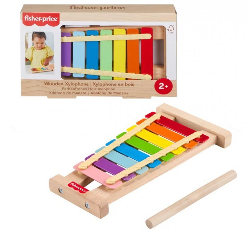 Fisher Price Wood Drewniane cymbałki
