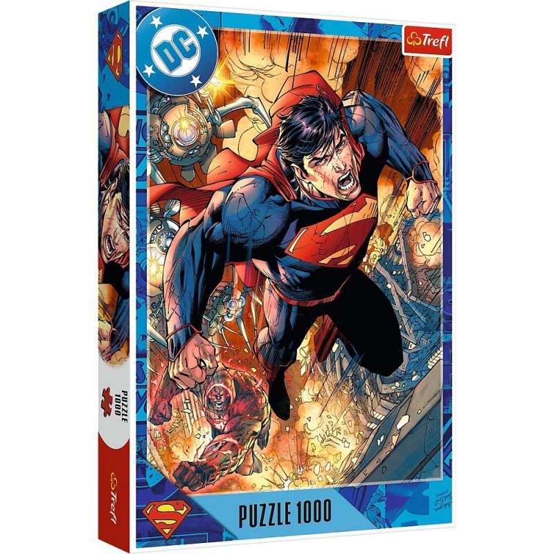 Trefl Puzzle 1000 elementów Superman w akcji