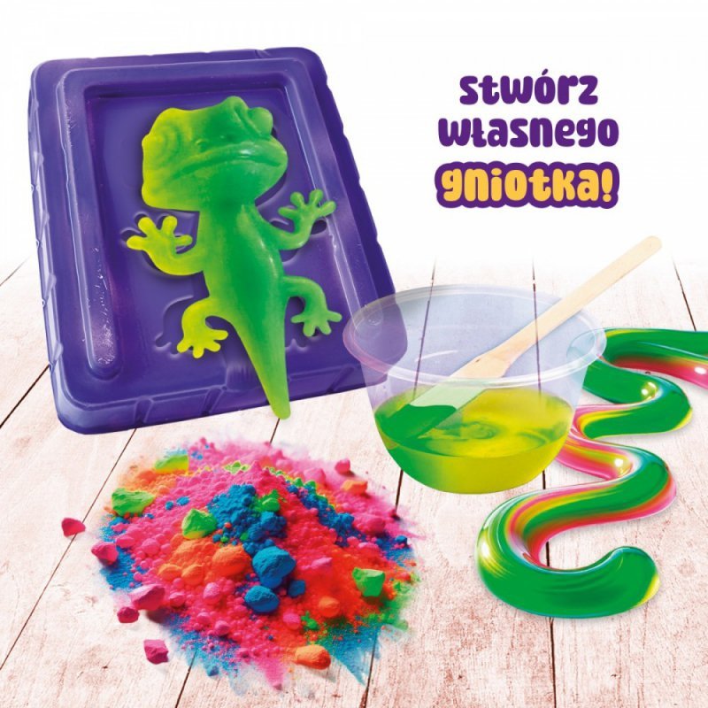 Lisciani Zestaw Slumi Science - Gniotek Kameleon