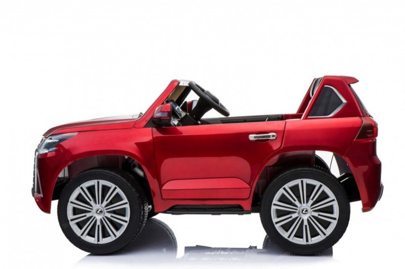 Lexus LX570 Lakierowane Autko dla 2 dzieci Czerwony SUV + Pilot