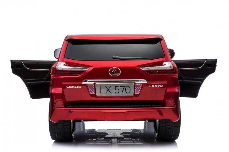 Lexus LX570 Lakierowane Autko dla 2 dzieci Czerwony SUV + Pilot
