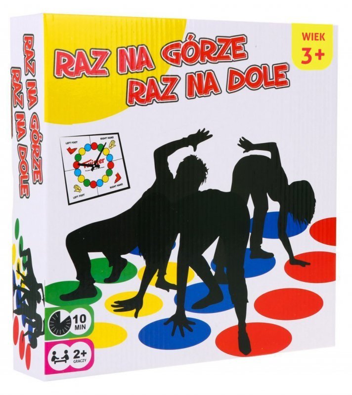 Duża mata do Gry zręcznościowej dla dzieci 3+ &quot;Raz na Górze Raz na Dole&quot; Utrzymanie równowagi