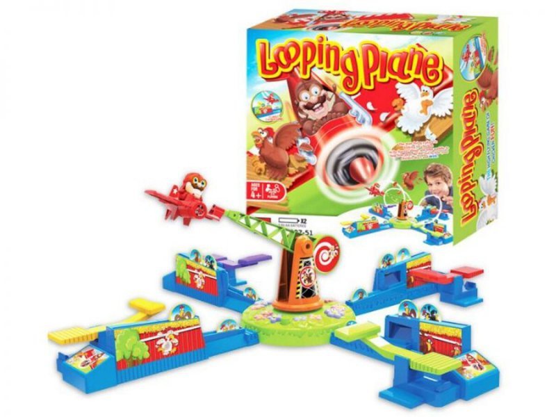 Zakręcona gra zręcznościowa &quot;Looping Plane&quot; Samolot, kurczaki