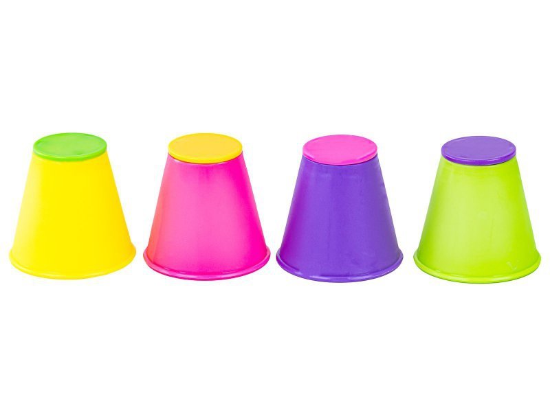 Edukacyjna gra zręcznościowa &quot;Stacking Game&quot;, Zbuduj wieżę, Układanka, Kolorowe kubeczki