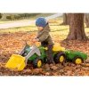 Rolly Toys Traktor na pedały John Deere z łyżką i przyczepą 2-5 Lat