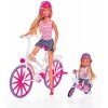 Lalka Steffi i Evi Love Przejażdżka na rowerze Simba