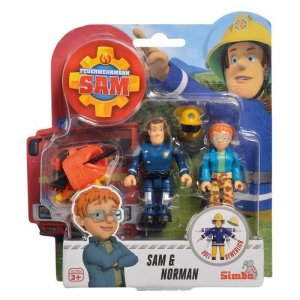Strażak Sam 2 Figurki z akcesoriami Sam i Norman