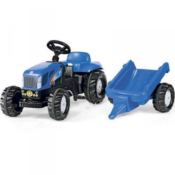 Rolly Toys rollyKid Traktor New Holland z łyżką i przyczepą