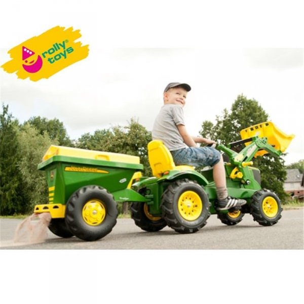 Rolly Toys Przyczepa / Siewnik Piaskarka 2 w 1 John Deere