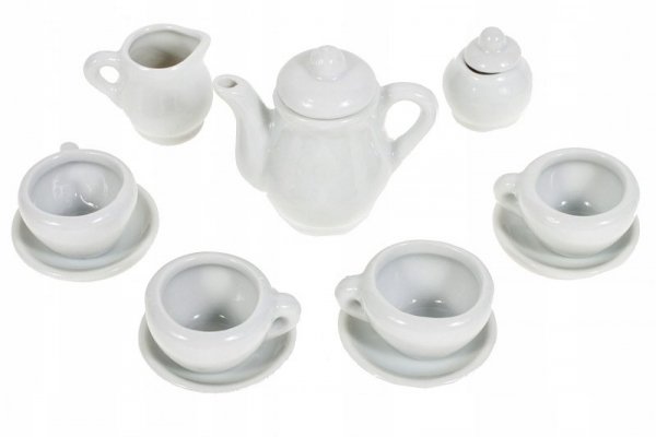 WOOPIE Zestaw Serwis do Herbaty Ceramiczny do Malowania