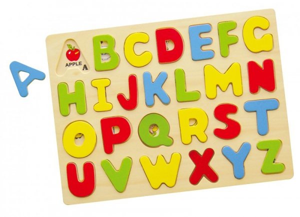Viga 58543 Puzzle układanka na podkładce - alfabet