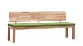 Ławka z drewna bukowego Fini 180 cm 