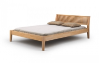 Łóżko drewniane - Grafit 