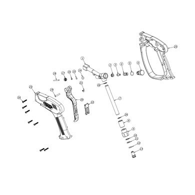 Pistolet MV951 3/8&quot; F - 1/4&quot; F - freeze stop - obr
