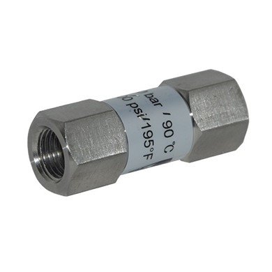 Zawór zwrotny 3/8&quot; F 410 bar 40 l/min INOX