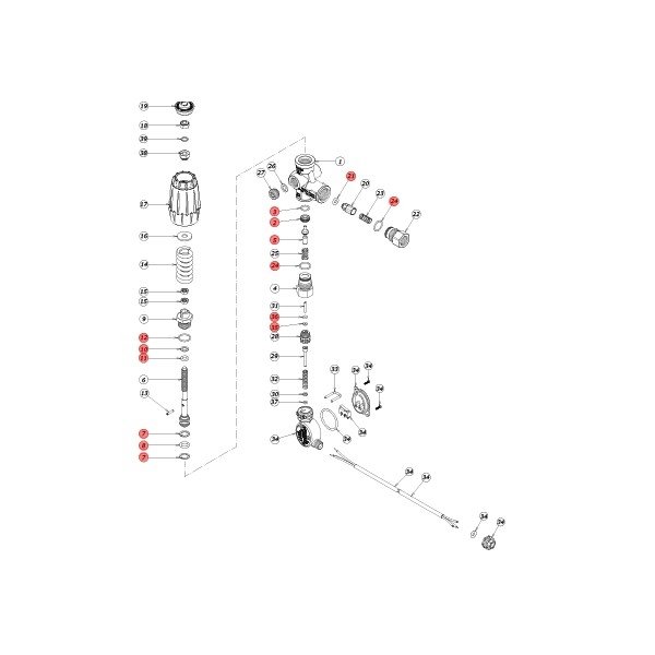 Komplet naprawczy - by pass VHP39 z elektrozaworem