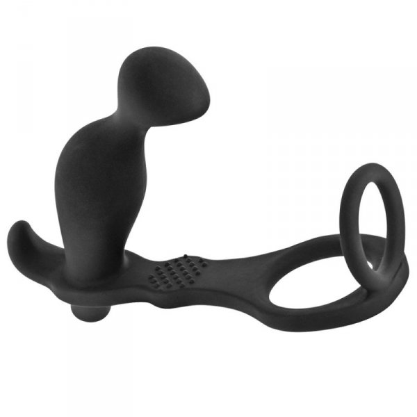 Pierścień erekcyjny z wibrującym stymulatorem krocza Prostate Stimulator Cockring