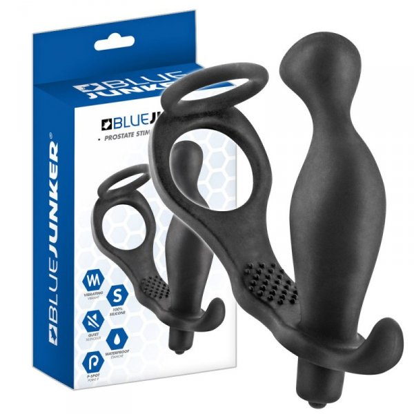 Pierścień erekcyjny z wibrującym stymulatorem krocza Prostate Stimulator Cockring