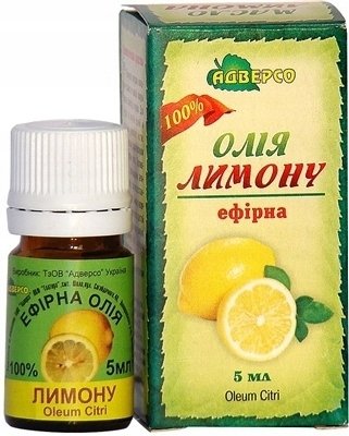 Olejek Cytrynowy, 100% Naturalny Adverso, 5ml