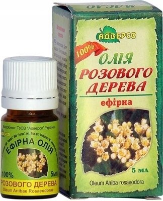 Olejek z Drzewa Różanego, Palisandrowy, 100% Naturalny Adverso, 5ml