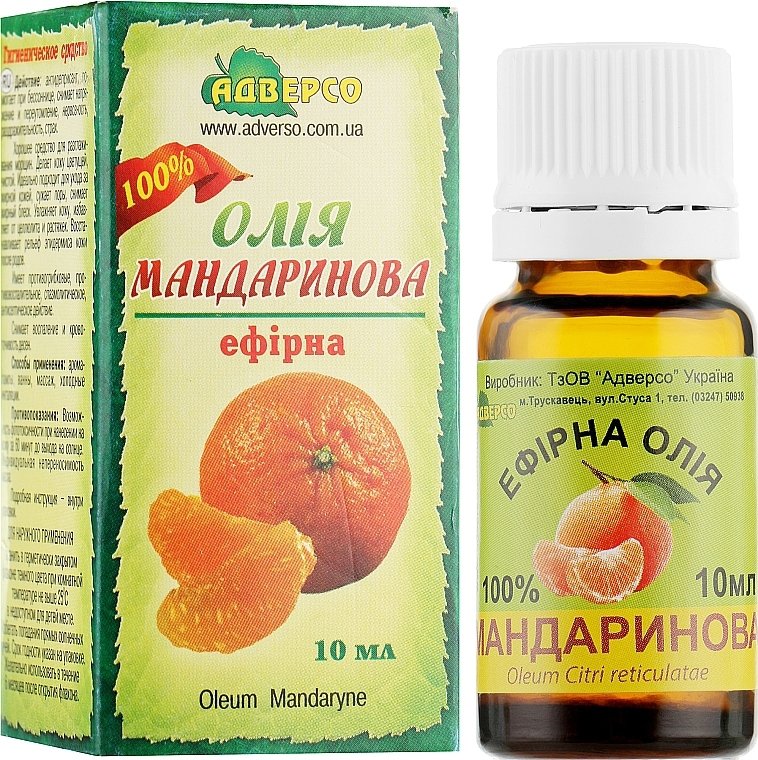 Olejek Mandarynkowy (Mandarynka), 100% Naturalny Adverso, 10 ml