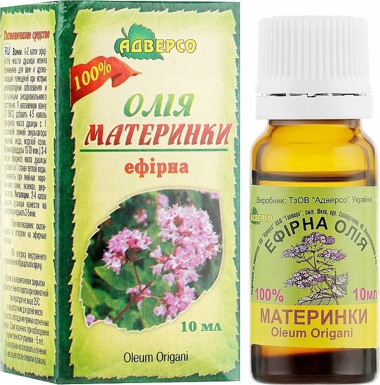 Olejek Oregano, 100% Naturalny, Adverso, 10ml